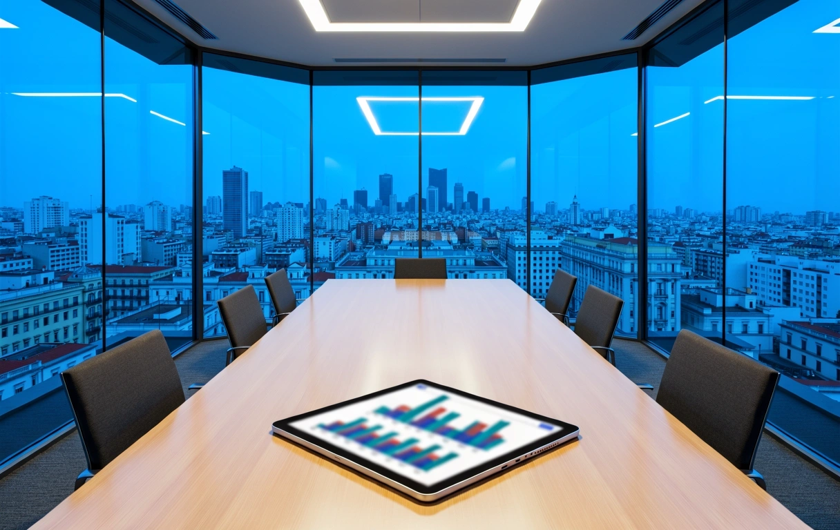 Visión estratégica en la oficina de Andes Metric Group en Buenos Aires